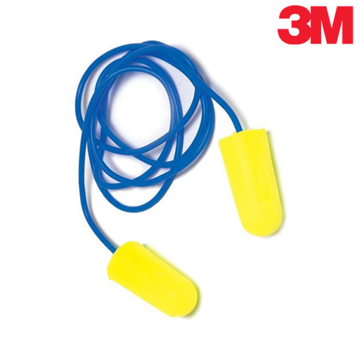 3M 귀마개 소프트네온 끈유 Earsoft Neon Cord 1쌍 분실방지끈 일회용 소음방지 방음 차단 청력보호
